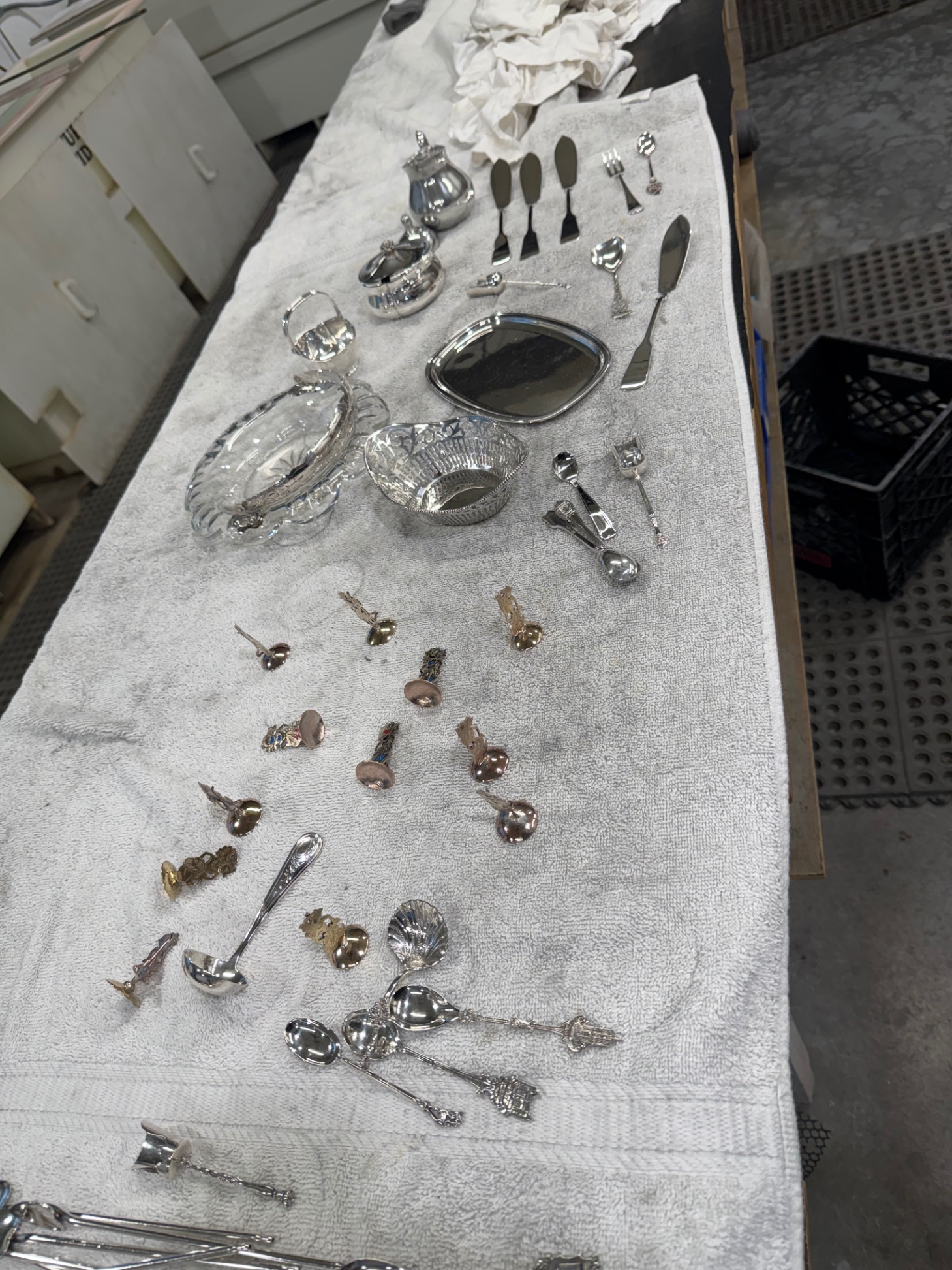 Silver pieces — after restoration